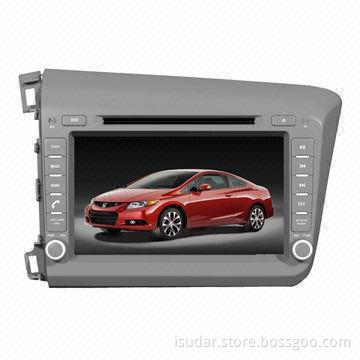 8-inch 2-DIN + Google's Android 4.0 Car DVD Player with GPS for Honda Civic Left Driving 2012
